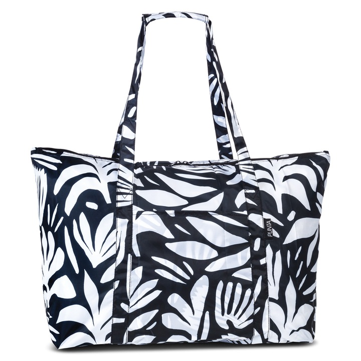 Geanta multifunctionala Punta F10471, 65x41x26 cm, alb/negru