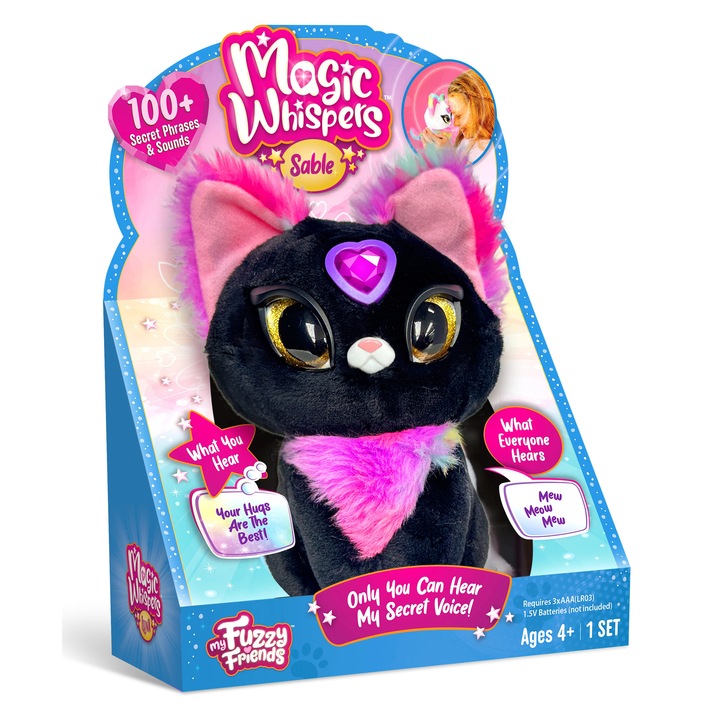 Plus pisica interactiva Kitty Sable care vorbeste in limba romana 18807