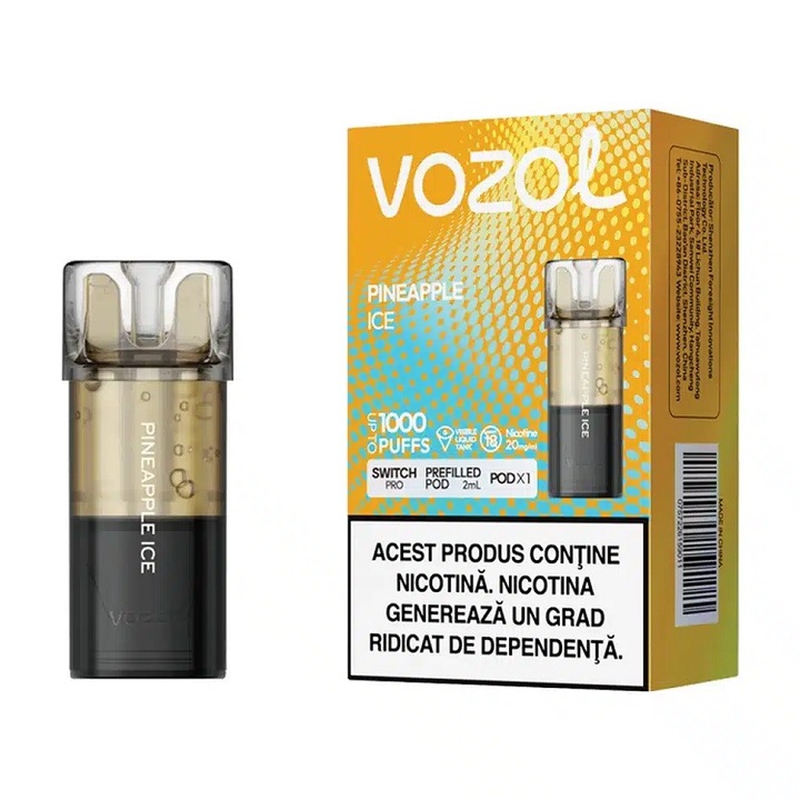 Cartus Vozol Switch Pro 1000 pufuri 20mg - Pineapple Ice