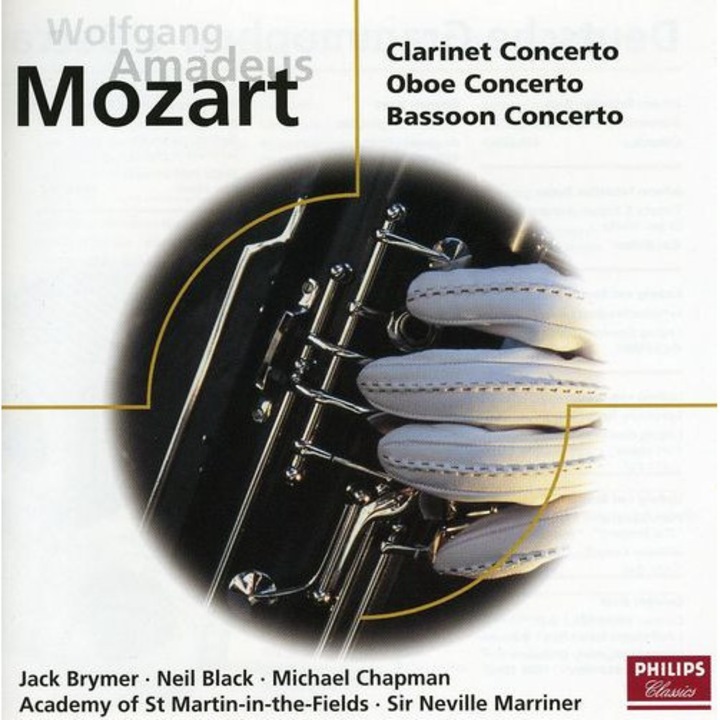 Marriner - Mozart: Concertos for Clarinet, Oboe & Bassoon (1CD)