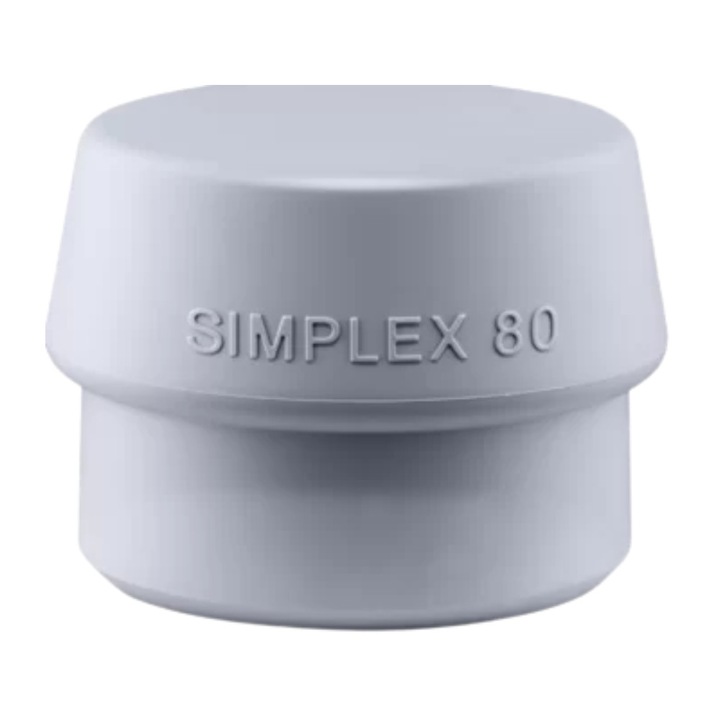 Капачка за прът Halder Simplex термопластична средна 80 мм сива