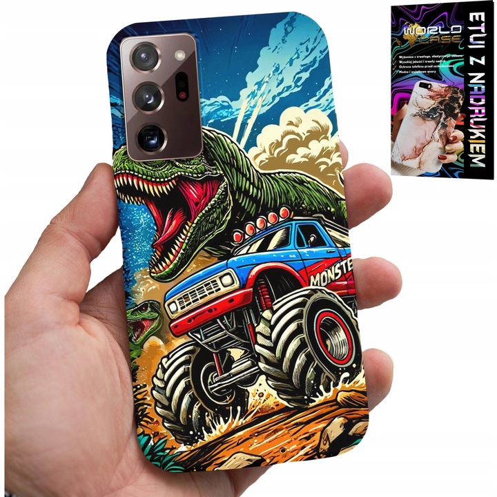 Samsung Note 20 Ultra telefontok, World Case, Monstertruck design, minőségi védelem, szilikon