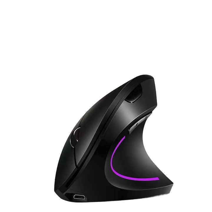 Egér, 2, 4 GHz-es vezeték nélküli, csendes, ergonómikus kialakítás, fekete