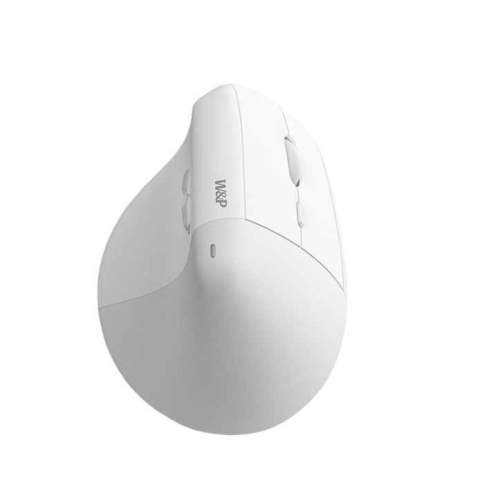 Egér, 2, 4 GHz/Bluetooth vezeték nélküli, ergonómikus kialakítás, 5 fokozatú DPI-beállítás, 1600 DPI, csendes működés, 300 mAh-s akkumulátor, kompakt és hordozható, fehér