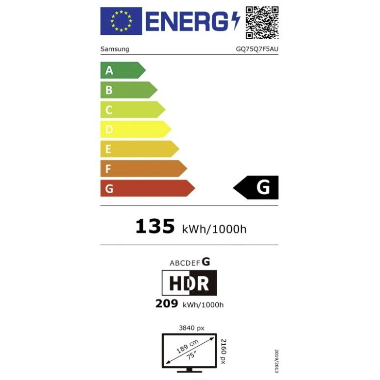 Televizor QLED Samsung GQ75Q7F5AUXZG, 189 cm, 4K UHD, HDR, Smart TV, control vocal (Alexa, Google Assistant)