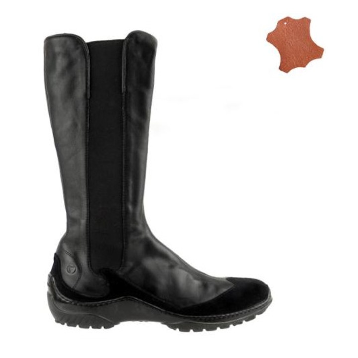 Cizme dama din piele naturala Cygna