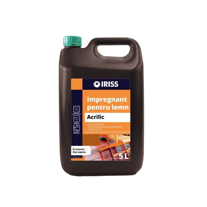 Impregnant, lazura protectie pentru lemn Dragon, pin, 5 L