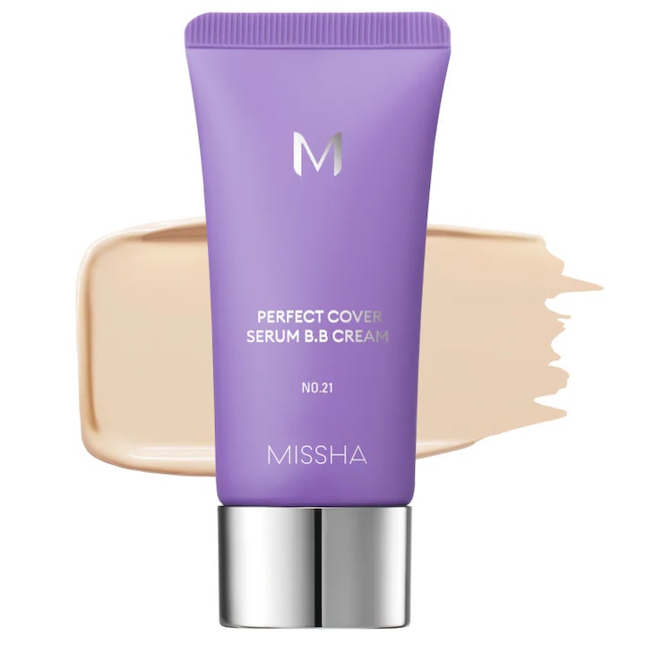 Fond de ten, Missha BB Cream #21 Light Beige 50ml SPF50+ PA++++