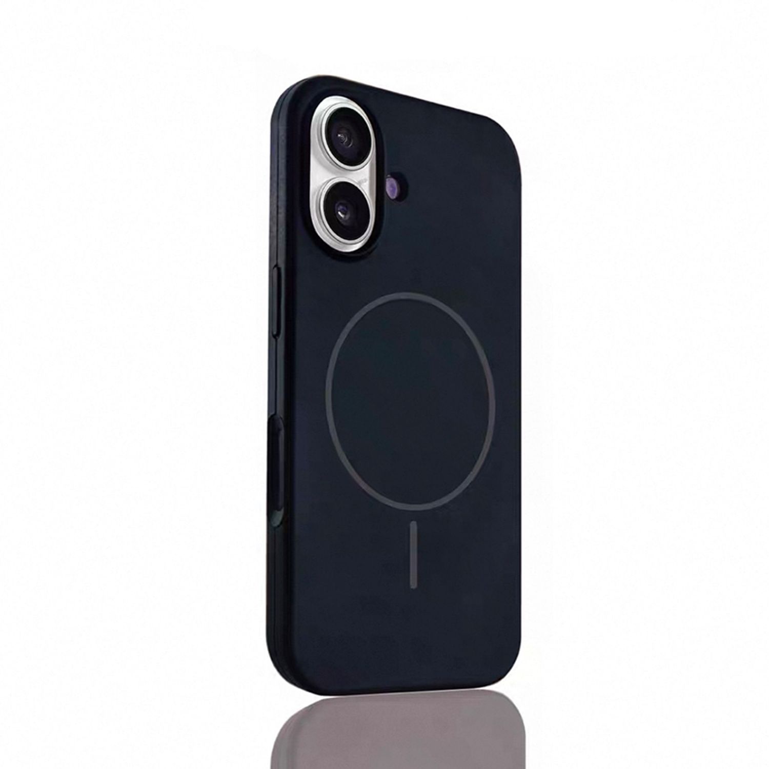 Husa de protectie, pentru Apple iPhone 17, Silicone Case, MagSafe, Calitate Premium, Interior din microfibra, Negru
