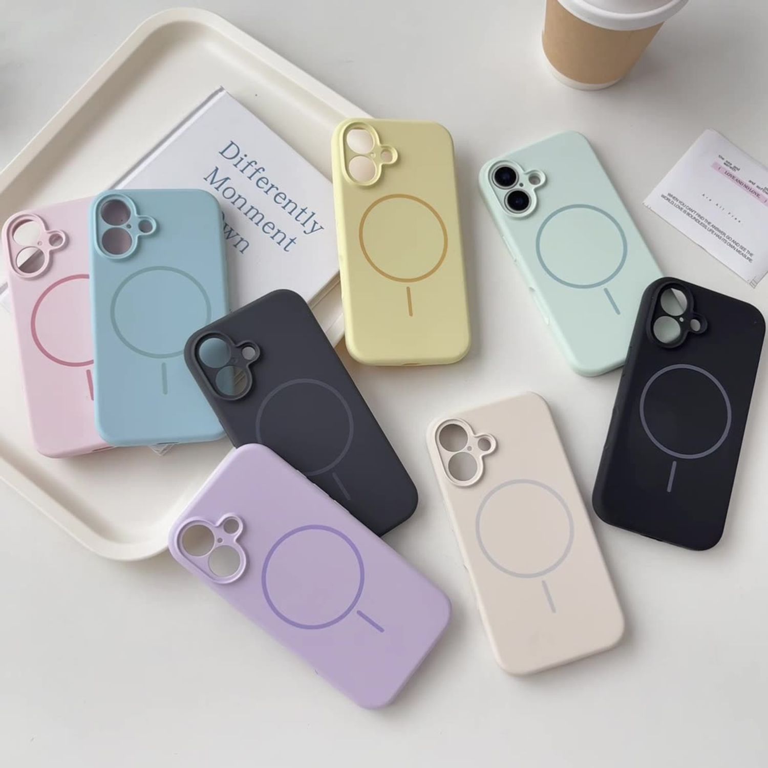 Husa de protectie, pentru Apple iPhone 17 Pro Max, Silicone Case, MagSafe, Calitate Premium, Interior din microfibra, Portocaliu