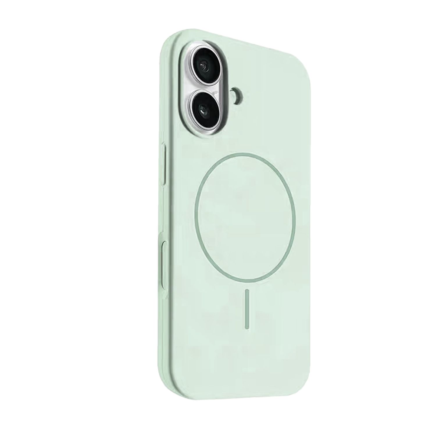 Husa de Protectie, Compatibila cu Apple iPhone 17, Premium Design, Model Retro, MagSafe, Alb mat/Portocaliu