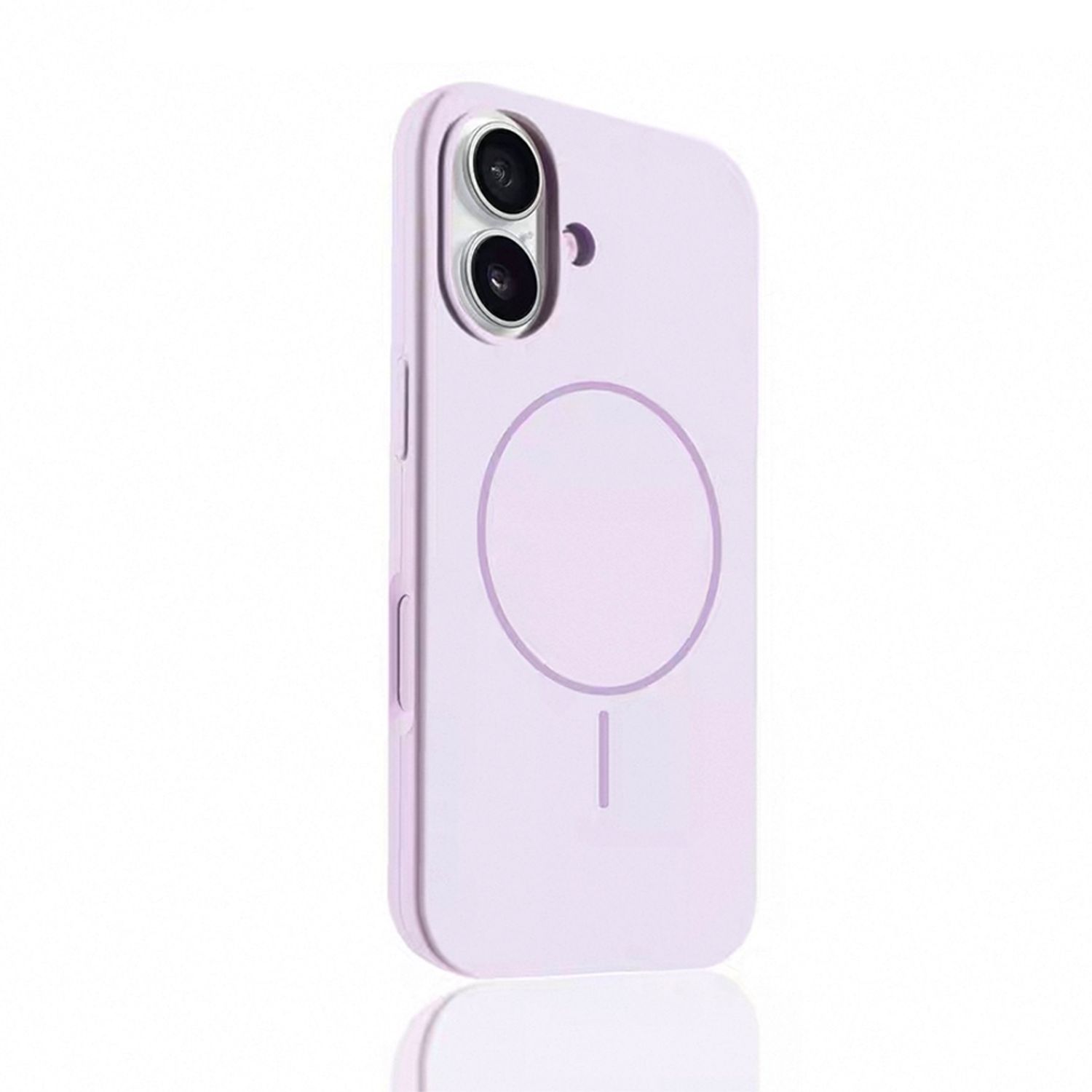 Husa de protectie, pentru Apple iPhone 17, Silicone Case, MagSafe, Calitate Premium, Interior din microfibra, Mov deschis