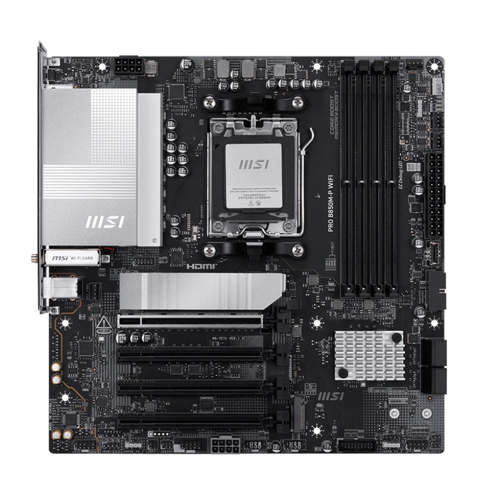 Дънна платка MSI PRO B850M-P WIFI 911-7E71-001
