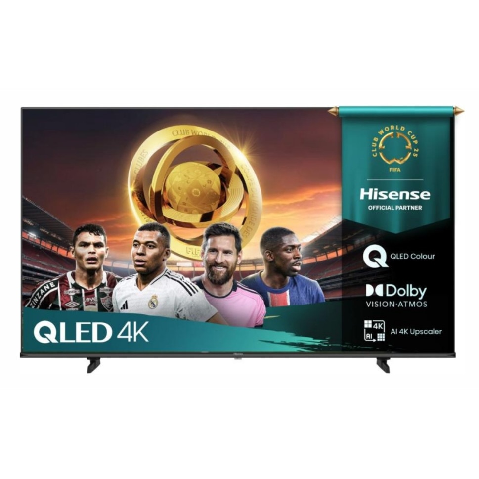 Televizor Hisense 55" E7Q, 4K Ultra HD 3840x2160, QLED, Quantum Dot, HDR 10+, HLG, Dolby Vision, DTS Virtual X, Smart TV, WiFi, Senzor de Lumina, BT, Anyview Cast, 3xHDMI, 2xUSB, LAN, CI+, DVB-T2/C/S2, Negru 55E7Q