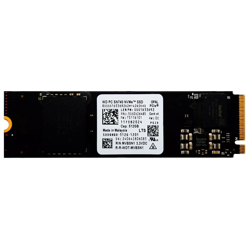 SSD 512GB Western Digital M.2 2280 NVMe PCIe 4.0, viteză de citire