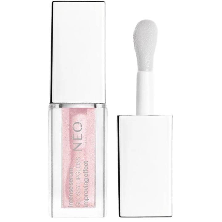 Luciu buze cu acid hialuronic Neo Make Up Intense Serum Glossy Lipgloss, nuanta 03 Pinky Blink, 5ml