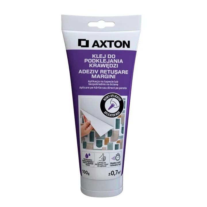 Adeziv pasta pentru tapet decorativ, Axton, 100 g