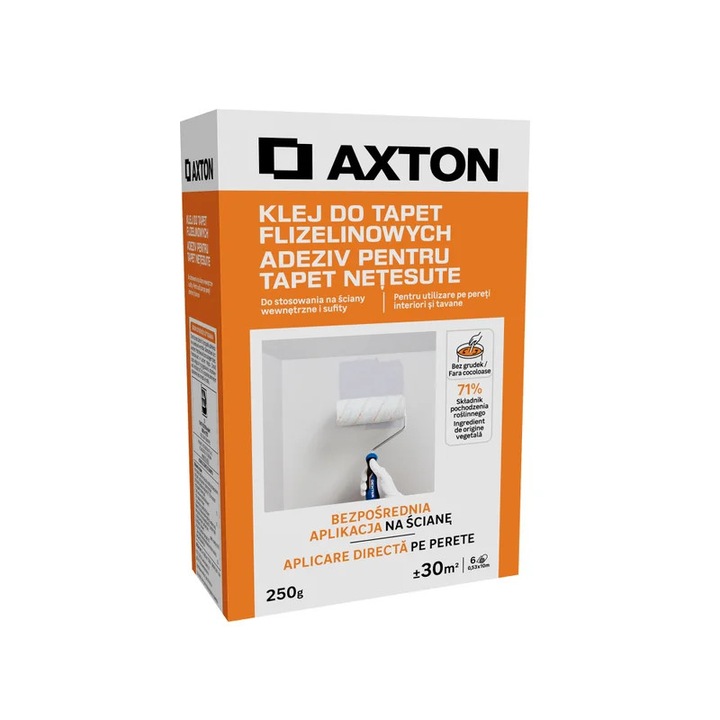 Adeziv tapet universal pudra TAPET Netesut, Axton, 250 g