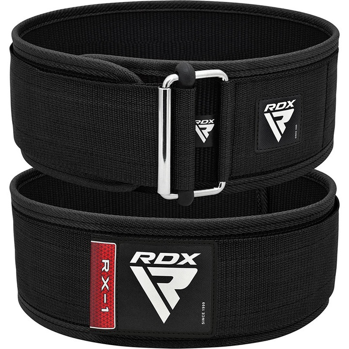 Súlyemelő öv Rdx Rx1, Fekete, XL