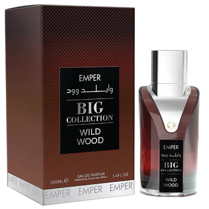 Emper Big Collection Wild Wood 100ml unisex Eau de Parfum, gyümölcsös és fűszeres jegyek, ámbra és fa