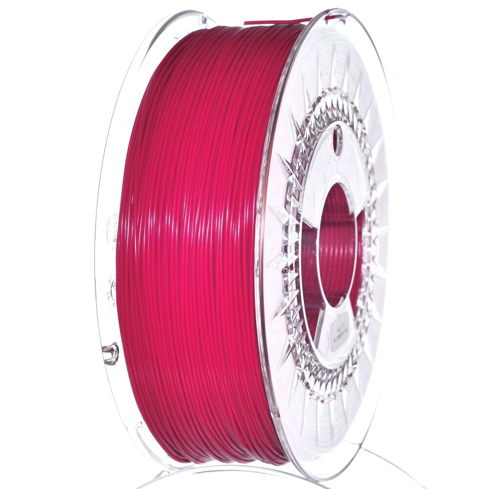 Filament: PLA rosu (zmeura) 1kg 195°C ±0,5% 1,75mm