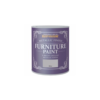 Vopsea pentru mobila cu aspect metalic Argintiu 125 ml Vopsea pentru mobila cu aspect metalic Argintiu 125 ml
