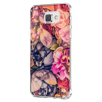 Husa Silicon, Ultra Slim 0.3MM, Floral, Samsung Galaxy A3 2017 Husa Silicon, Ultra Slim 0.3MM, Floral, Samsung Galaxy A3 2017