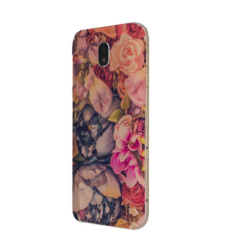 Husa Silicon, Ultra Slim 0.3MM, Floral, Samsung Galaxy J3 2016