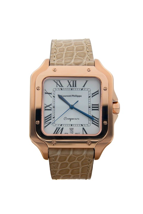 Férfi óra, Laurent Philippe, Conqueror Spirit Of The Rose - Desert Pearl, 38mm x 27.5mm, Rose Gold