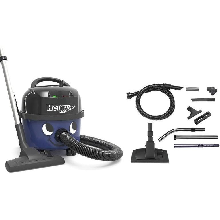 Numatic - Aspirator Henry Next + kit AST1 si perie Freeflo, nou sistem de parcare - HVN20611