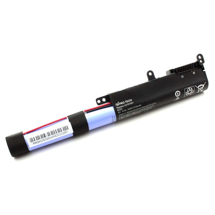 Laptop akkumulátor kompatibilis Asus A541SA Protech High Quality A541UA D541SA F541SA F541SC F541UA F541UV K541UA K541UV R541NA R541SA R541SC R541UA R541UV X541NA