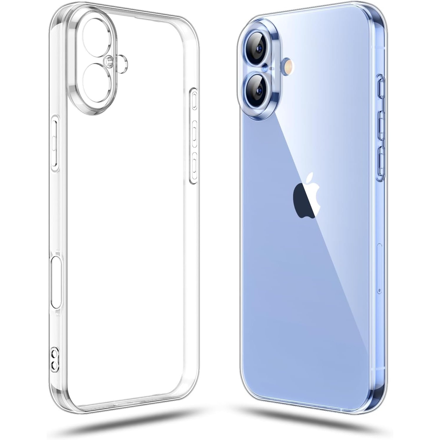 Husa protectie compatibila cu iPhone 17, Ultra Slim, din silicon, cu protectie la camere, Transparent