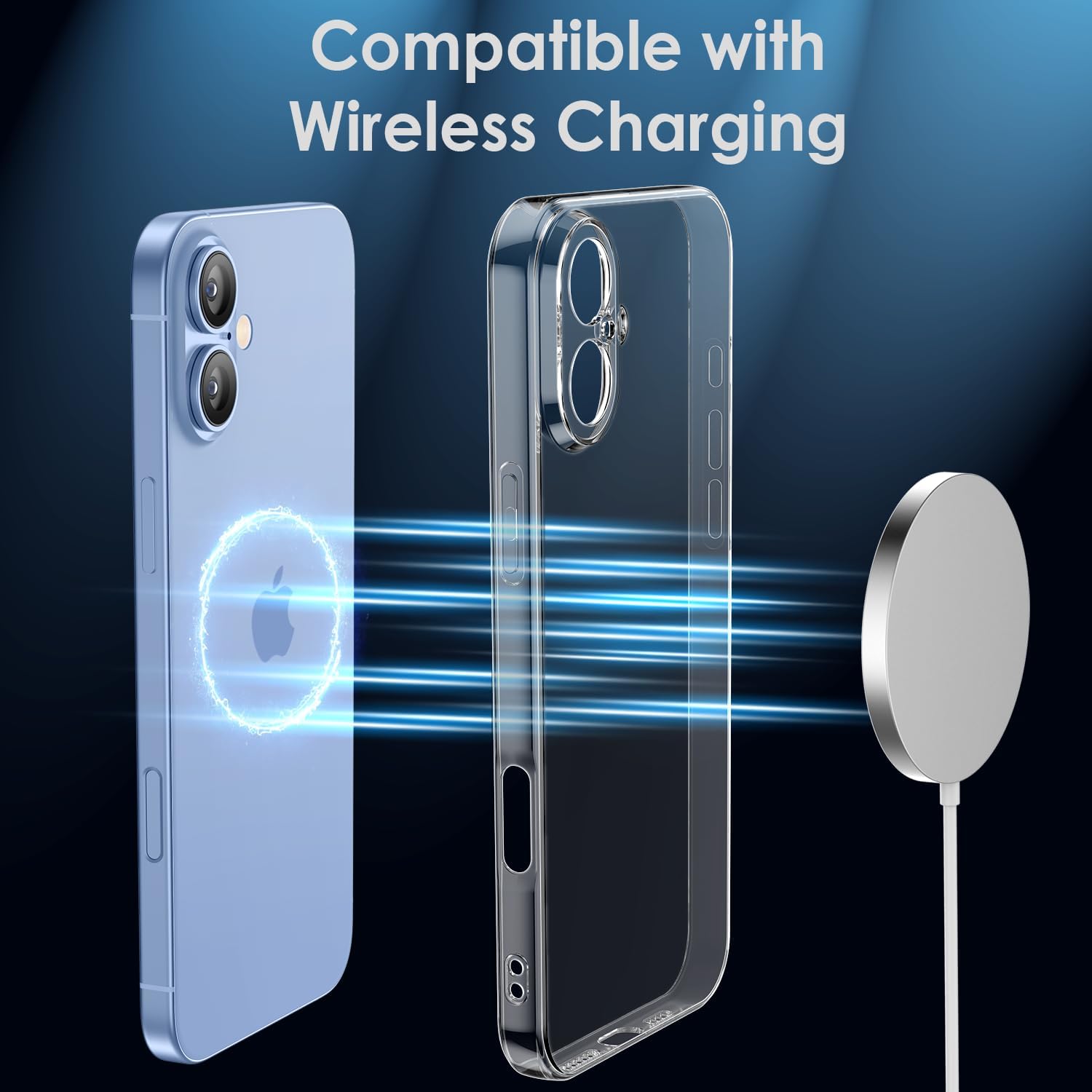 Husa protectie compatibila cu iPhone 17, Ultra Slim, din silicon, cu protectie la camere, Transparent