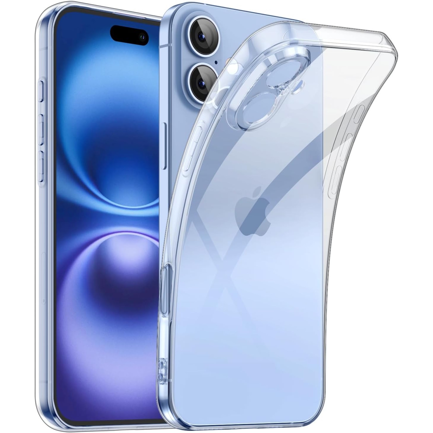 Husa protectie compatibila cu iPhone 17, Ultra Slim, din silicon, cu protectie la camere, Transparent