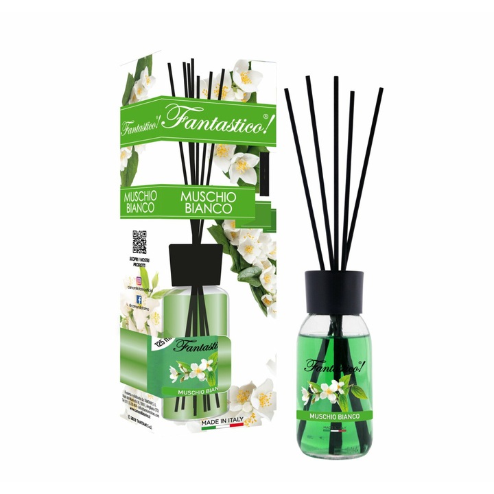 Odorizant camera FANTASTICO, mosc alb, 50 ml