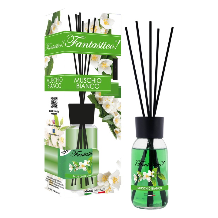 FANTASTICO szobaillatosító, fehér pézsma, 125 ml