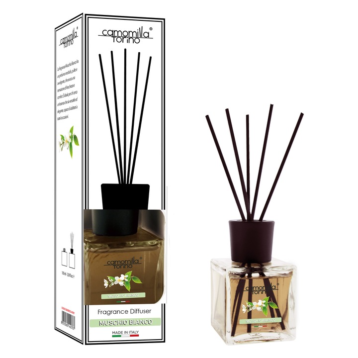 Camomilla szobaillatosító, 100ml, fehér pézsma