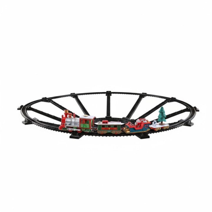 Trenulet de Craciun pentru brad, 23 de elemente, Ø 87,5 cm