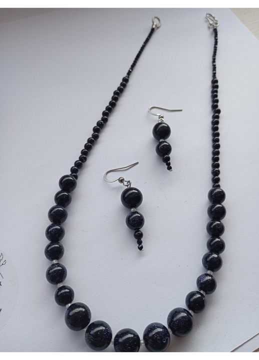 Set bijuterii cu Piatra Soarelui si cubic zirconiu