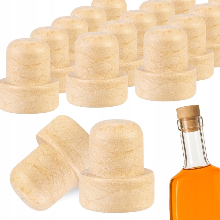 Set Dopuri Sintetice Tip Ciuperca 20.5 mm, Material de Inalta Calitate, Diametrul Tijei 20.5 mm, Usor de Utilizat, Sigure Pentru Alimente, 100 Buc