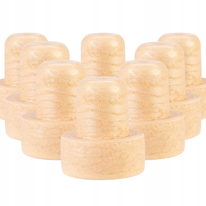 Set Dopuri Sintetice, SuperButelki, Sticla, Sigur Pentru Alimente, Util Pentru Prepararea Vinului Si A Lichiorurilor, De Inalta Calitate, Durabil Si Rezistent, Usor De Utilizat, Diametru Tija 20 mm, 10 Buc