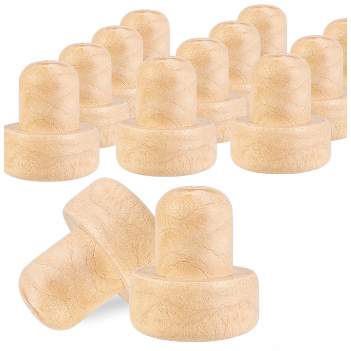 Set Dopuri Sintetice, Sintetice, Diametrul Tijei 21.5 mm, Inchidere Etansa, Aplicare Usoara, Sigure Pentru Alimente, Usor de Utilizat,21.5 mm, 50 Buc