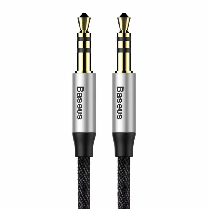 Audio Jack-Jack kábel, 1.5m, R69, Nylon, Deep Dark