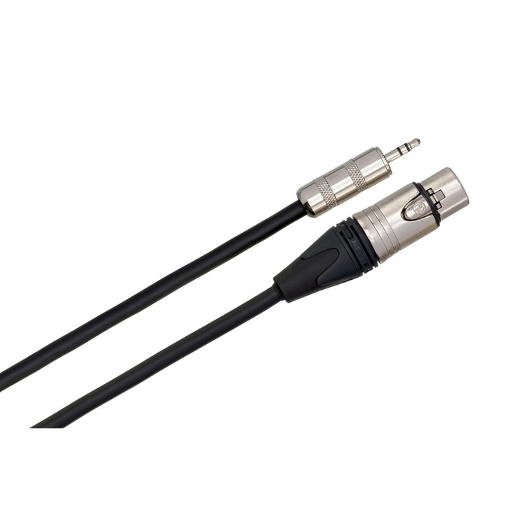 Hosa MXM-001.5 - Kameramikrofon kábel, XLR anya - 3.5mm mono jack apa - 0.45m