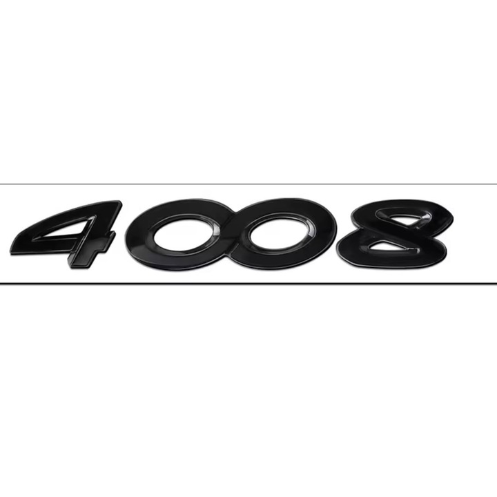 Peugeot 4008 embléma, fekete