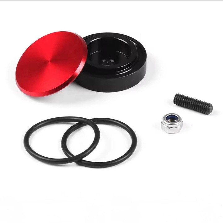 Тапа за премахване на задна чистачка, алуминиева, универсална, червена