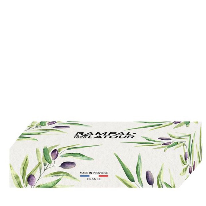 Set sapun de Marsilia, Rampal Latour, alb și verde, 2x150g, hipoalergenic, 100% natural