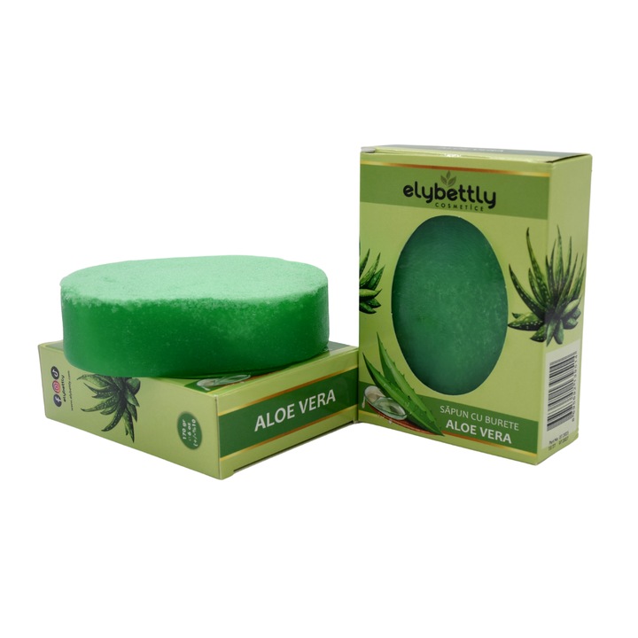 Натурален сапун Elybettly с гъба Алое вера 170 гр