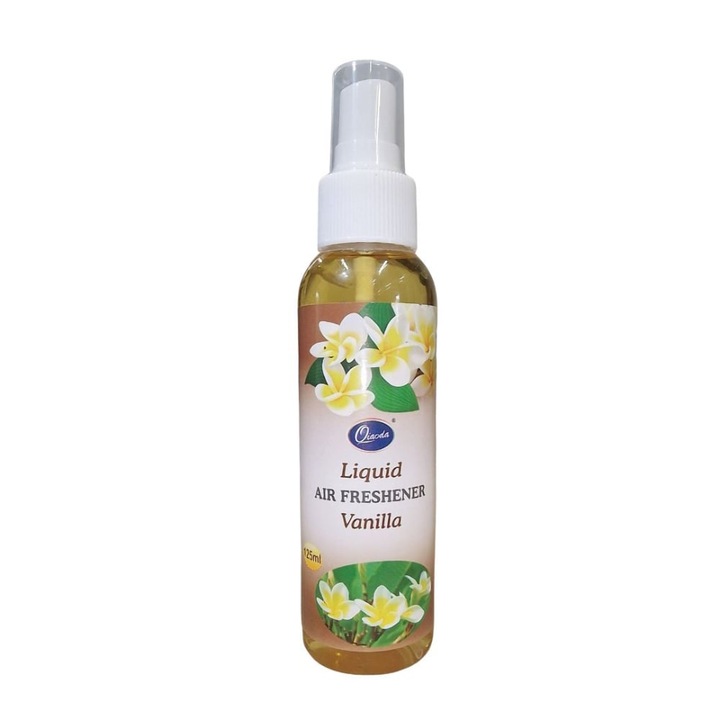 Pulverizator Deo pentru Camera – Aroma Vanilla Catifelata, 125 ml, Parfum Dulce si Relaxant pentru Spatii Interioare, Formula Naturala, Sigura pentru Copii si Animale