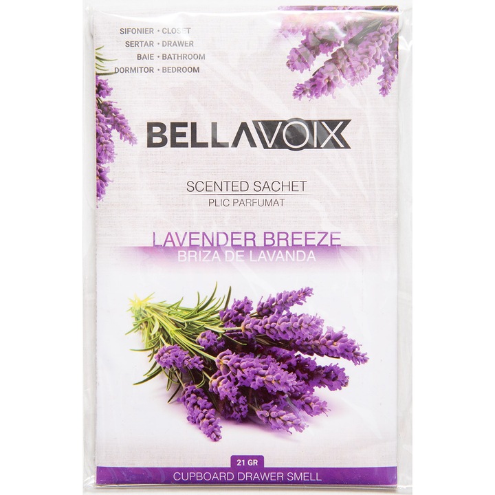 Plic parfumat pentru sifonier, sertar, baie, dormitor, Lavanda